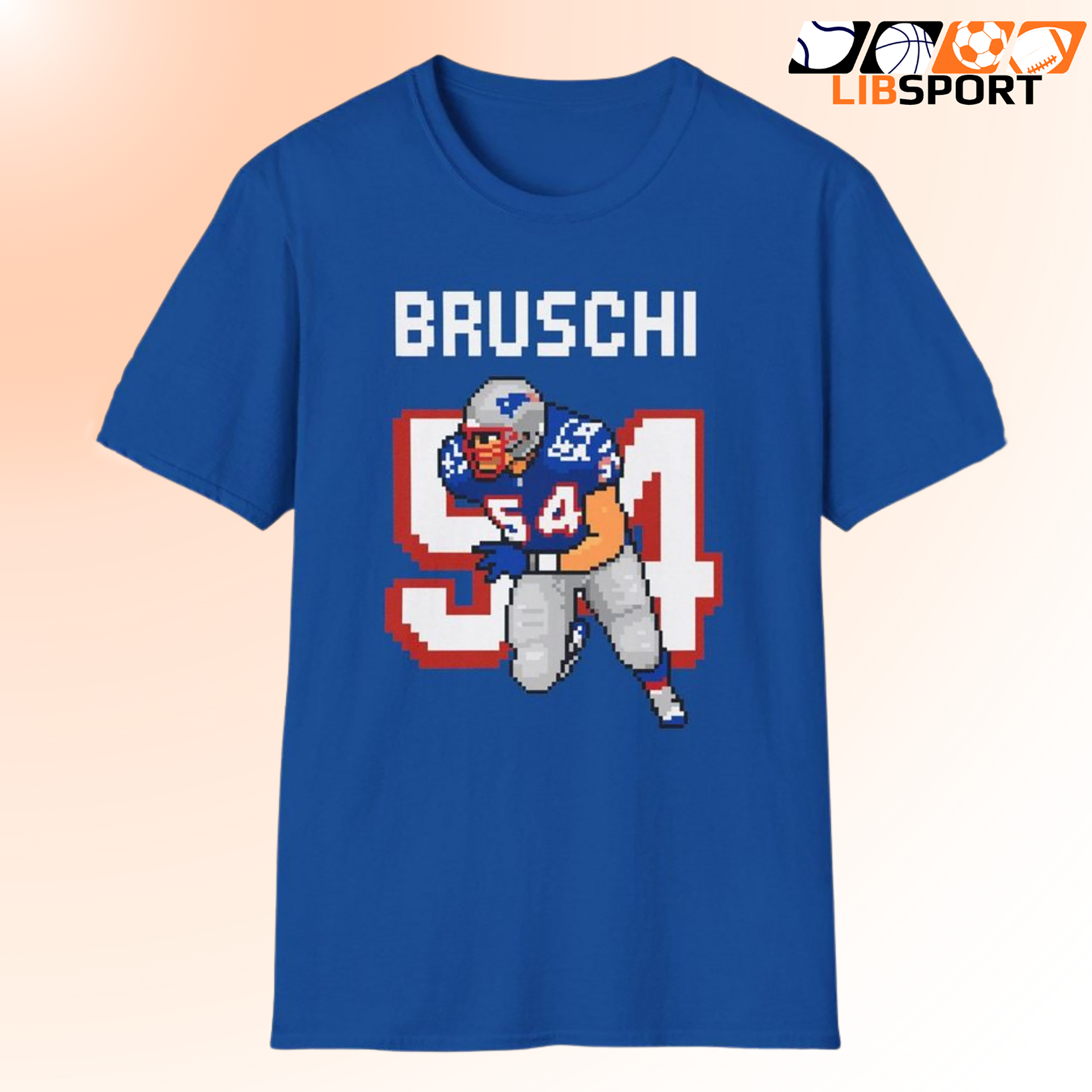 Tedy Bruschi Shirt, New England Patriots T-Shirt, Retro Football Tee